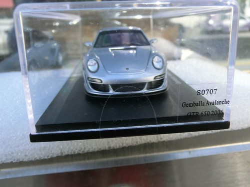 Spark Porsche Gemballa Avalanche GTR 650 argento 1:43 vetrine modello come nuovo. - Foto 7 di 14