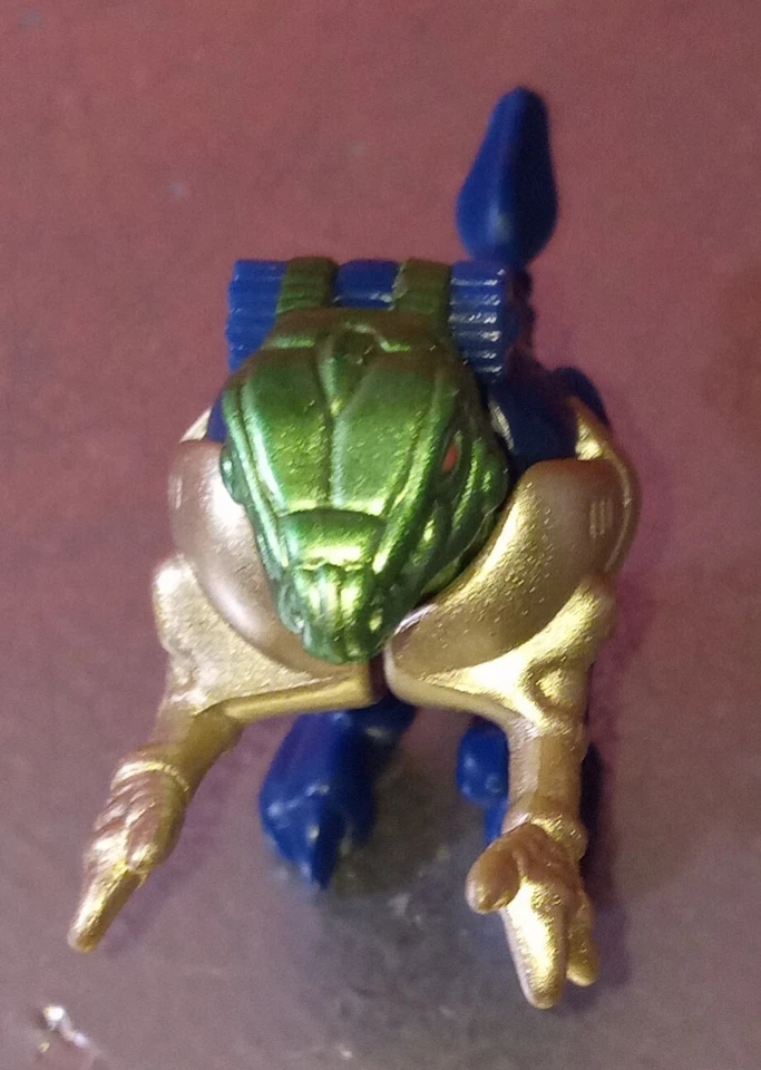 Figura de acción, personaje de Godzilla, púrpura+oro+verde, de colección 1997, 3 1/2"h de Takar Foto 2 de 4