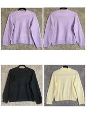 69 New Vince Camuto Women's Long Sleeve Ribbed Hem Cuff Mock Neck Sweater