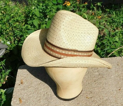 SADDLE STRAW COWBOY HAT 