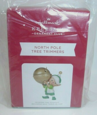 2021 Hallmark KOCC North Pole Tree Trimmers REPAINT Event Exclusive Ornament MIB