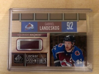 2018-19 SP Game Used Locker Essentials Gabriel Landeskog - Colorado Avalanche