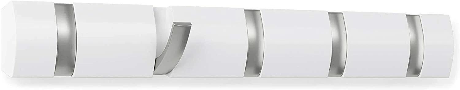 Weiße Wand-, Türgarderoben & Haken