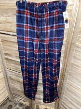 Jammies Men  s Size XL Pajama Pants Flannel Super Soft Blue  Red Plaid NWT