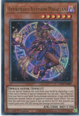Yugioh Lehrling Illusionsmagier LDS3-DE087 Ultra 1. NM