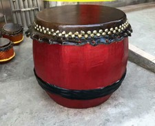 21inch Chinese Kung Fu Lion Dance Drum Traditional Hand-made Cowhide Drum