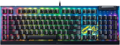 Razer BlackWidow V4 X Fortnite Edition Mechanische Gaming-Tastatur Yellow Switch