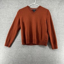 Banana Rupublic Sweater Men Size Large Extra Fine Merino Wool Brown