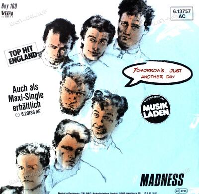 Madness - Tomorrow's (Just Another Day) / Madness (Is All In The 7in 1983 .
