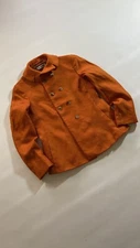 Rare Jil Sander by Raf Simons Button up orange blazer suit jacket Size US 2