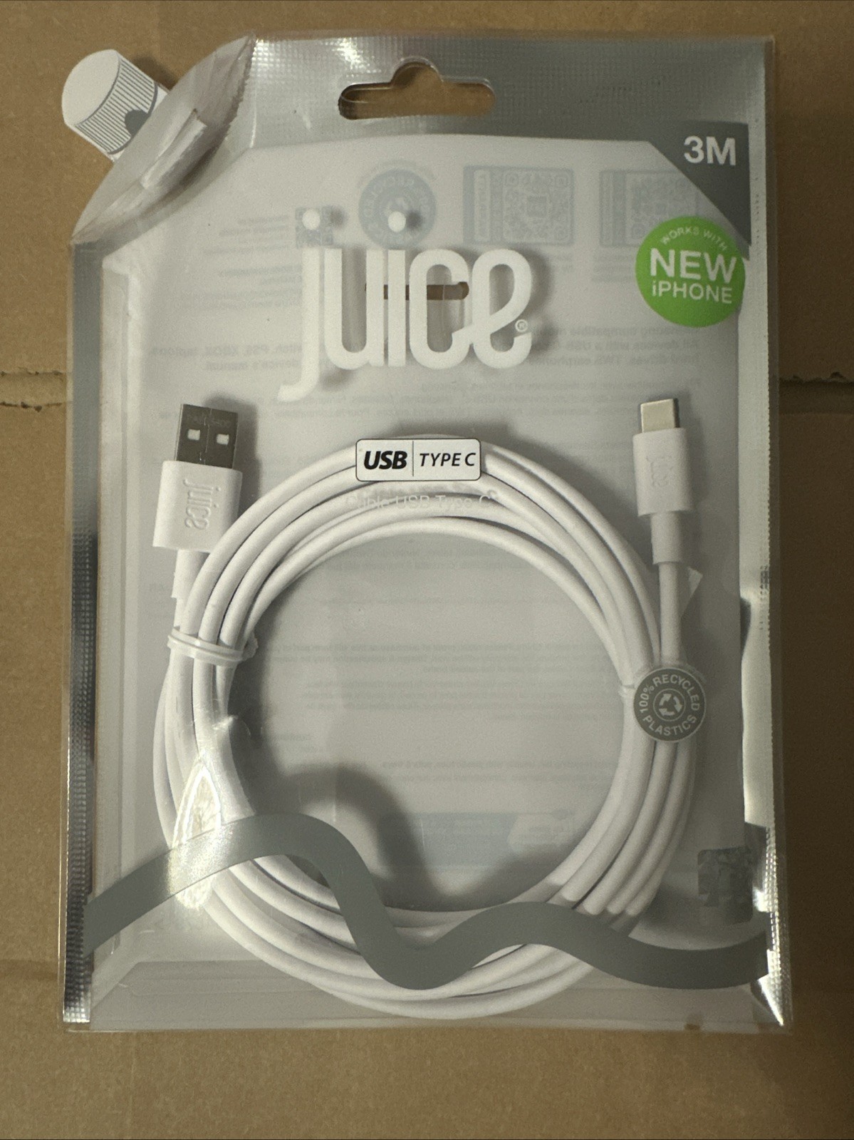 Juice USB A to USB C Charging Cable 3m (Coral) | Fast Charging Sync Lead | iPhone 18 17 16 15, Samsung, Huawei, Sony, iPad Pro, Nintendo Switch, PS5, Xbox & all USB-C devices | 60W | 1 year warranty - Image 7