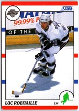 1990-91 Score Hottest and Rising Stars #66 Luc Robitaille