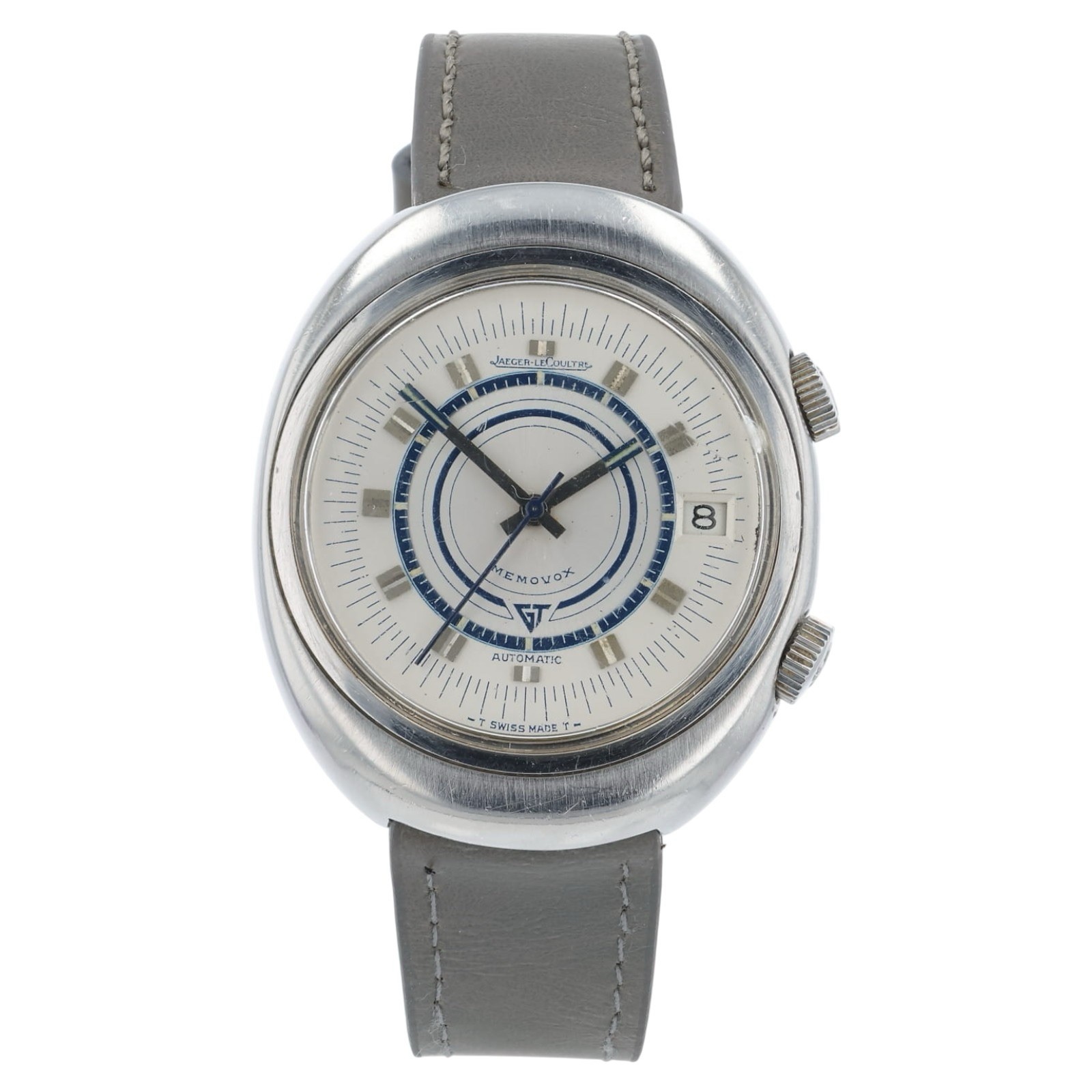 Jaeger-LeCoultre Memovox Stainless Steel Silver Dial 38mm Automatic Mens E873