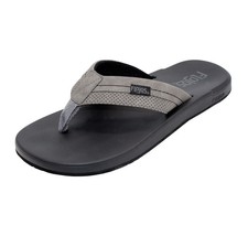 Flojos Men's Gray Flip Flop Sandals 3325 Size 12