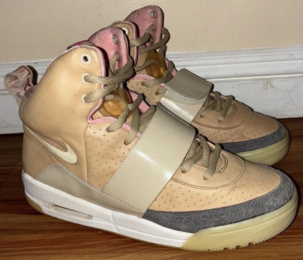 Nike Air Yeezy 1 Net Tan Talla 9 OG TODO 2009 Kanye West 366164-111 RARO LIMPIO!! 4