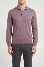 SUÉTER BRUNELLO CUCINELLI PARA HOMBRE MEZCLA DE CACHEMIR 1/4 BOTONES NUEVO CON ETIQUETAS PRECIO DE VENTA SUGERIDO POR EL FABRICANTE $2640