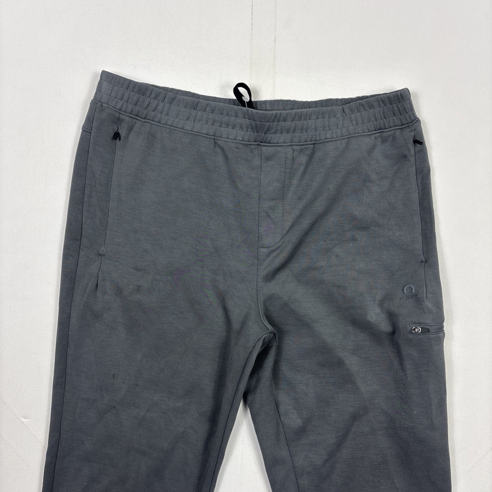 Glacier Performance Mens Jogger Pants Castle Rock Gray Stretch Large thumbnail 5