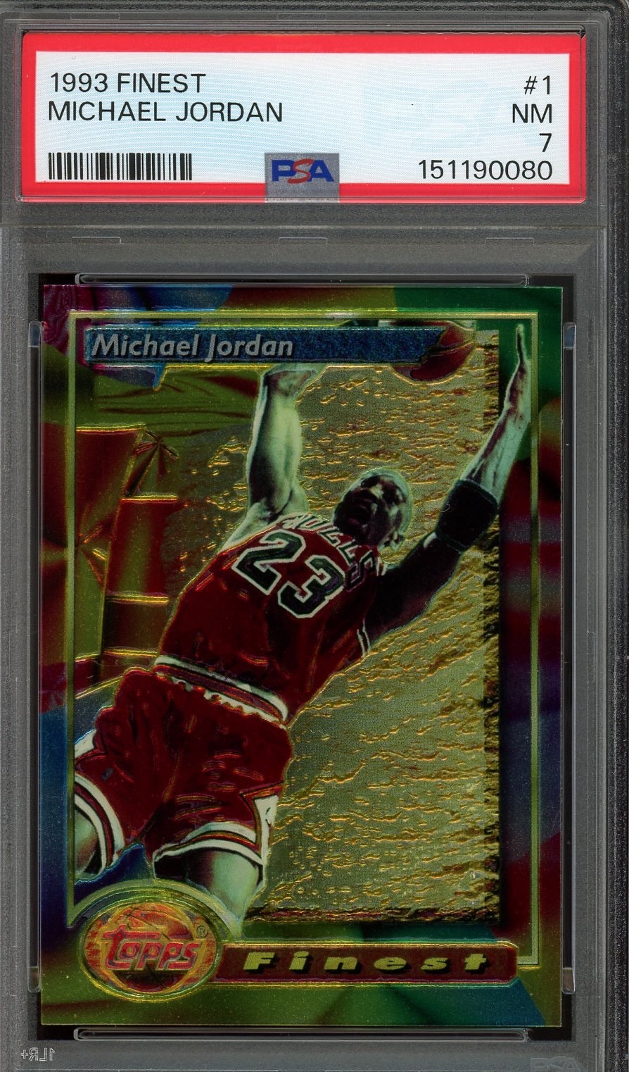 1993-94 Topps Finest - Michael Jordan #1 Bulls PSA 7