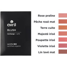 Avril Blush Recharge Pour Palette Bio
