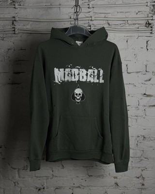 Madball 'Skull' 2000s Original Vintage Hoodie Bandhoodie Hardcore 90s