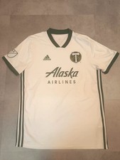 Koszulka Portland Timbers (rozmiar L, Adidas, biała, wyjazdowa, 2018)
