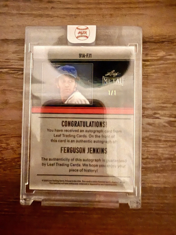 Pulsar de inundación rojo automático Ferguson Jenkins 1991 hoja de metal 1/1 2024 Foto 2 de 2