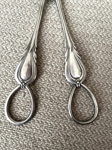 Antique Sterling Silver Grape Scissors Birmingham 1904 Francis Wilkins & Co, 7” - Picture 3 of 6