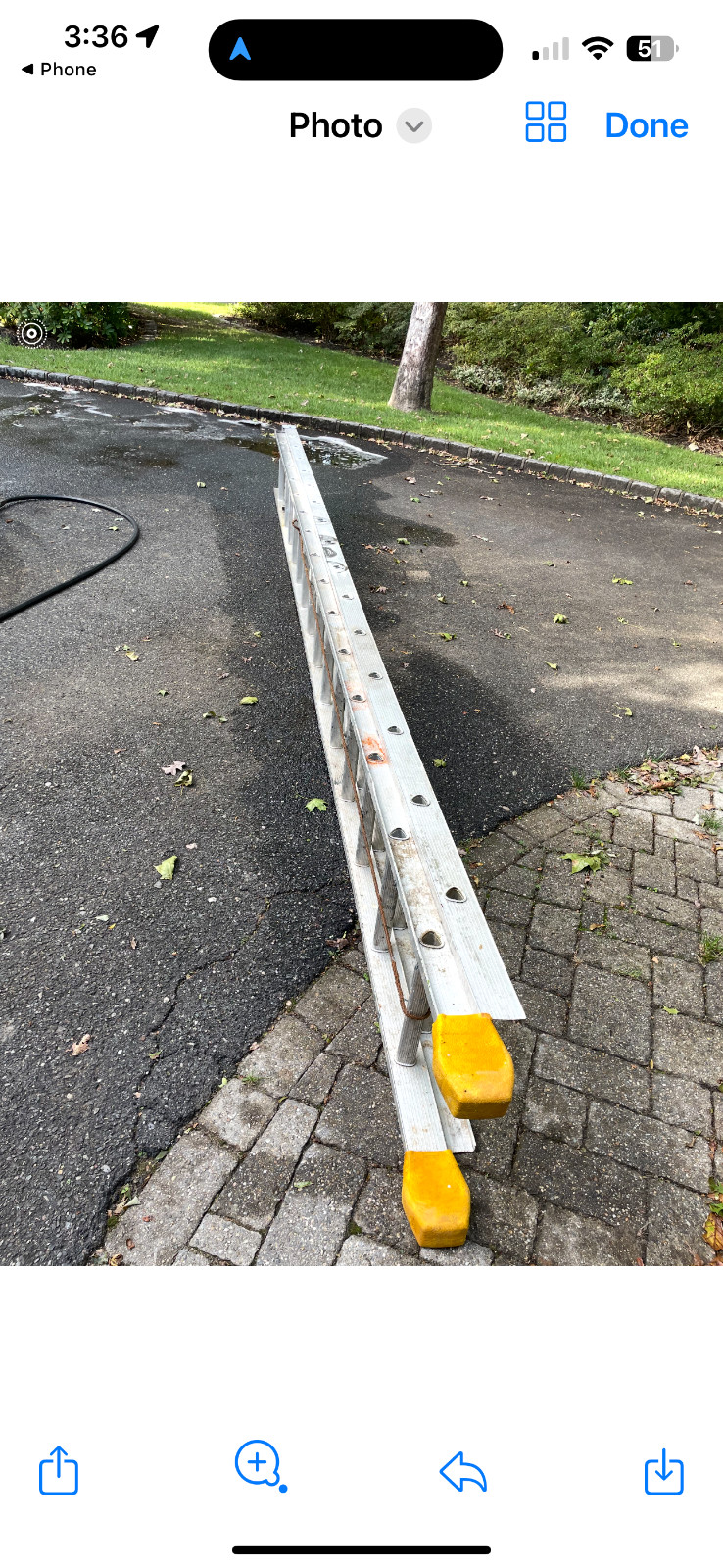 32 ft total height Aluminum Extension Ladder