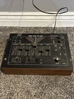 VINTAGE IDC STEREO MIXER WITH ECHO MODEL SM-7070 in ORIGINAL FAUX WOOD CASE — photo 1
