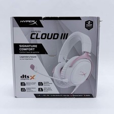 New HyperX Cloud III White/Pink Wired Gaming ...