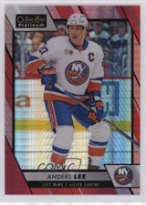 2023-24 O-Pee-Chee Platinum Red Prism 193/199 Anders Lee #72 1ee0