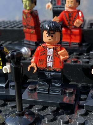 Michael Jackson Minifigur Thriller BAD Top Rar King Of Pop Beat it Movie Custom