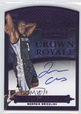 2014-15 Panini Preferred Rookie Crown Royale Purple 18/20 Jordan Adams Auto 0f6