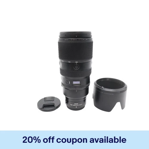 Nikon 100-400mm Telephoto Lens F4.5-5.6 NIKKOR Z VR S for Z-Mount, REFURBISHED