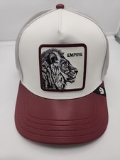 Goorin Bros Courtside Empire Leather Trucker Hat - NWT- LIMITED EDITION FRESHFRI
