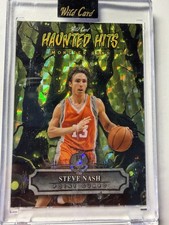 🔥STEVE NASH 2025 Wild Card Haunted Hits Encased Gold Geometric 1/1 Legend