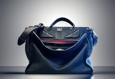 Fendi Selleria Monster Peeaboo Black Eyes Leather Bag Handmade Numbered