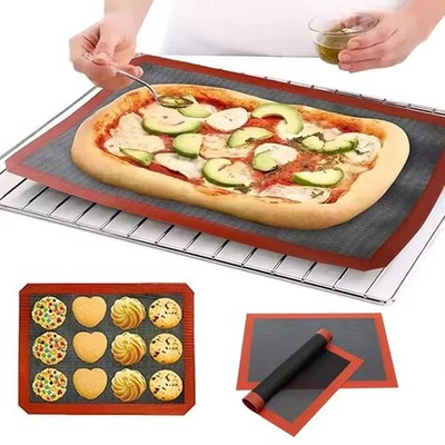 Silikon Backmatte 30x40cm Antihaft Wiederverwendbar Ofen Plätzchen Backblech UK