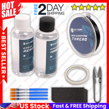 Fishing Rod Repair Kit with Epoxy Glue, Wrapping Thread, Clipper, and Masking Ta