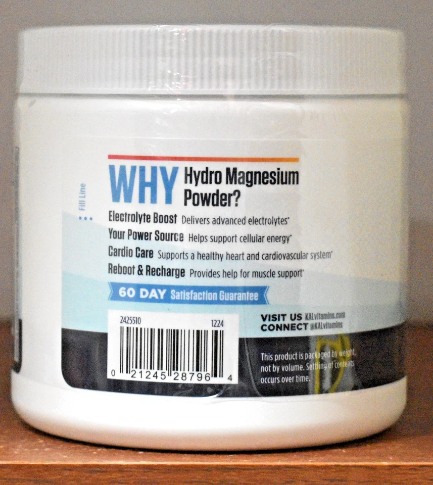 KAL Hydro Magnesium Polvo Tropical Fruit Punch 9.4 OZ (268 G) Bebida de Hidratación Foto 3 de 3