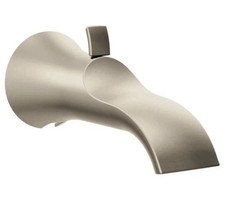 Moen S3853BN Tub Spout with Diverter Slip Fit in Brushed Nickel Finish