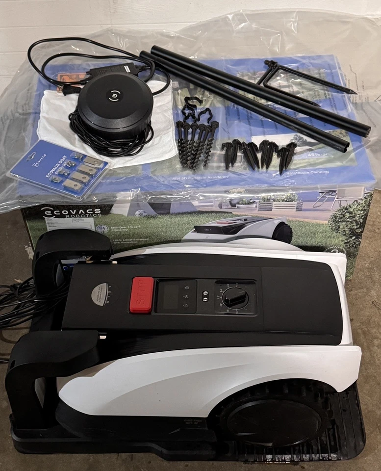 Robot cortacésped ECOVACS Goat O1000 RTK, control de aplicación de visión perimetral sin cables Foto 2 de 3