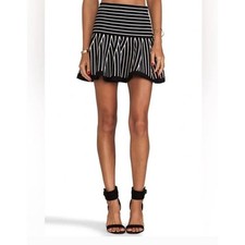 Juicy Couture Flounce Skirt with Stripes Size Small