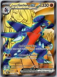 Cynthia's Garchomp ex 215/182 Destined Rivals Ultra Rare Holo