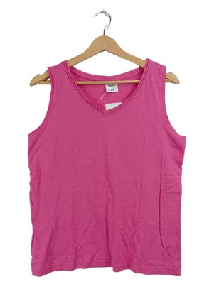 QUEENTEX Top Femme Rose Sans Manches Basique (INT L) - Photo 1/2