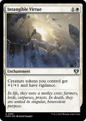 Intangible Virtue [Commander Masters] Foil Near Mint