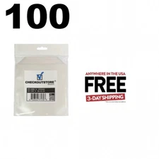 100 CheckOutStore Stamp & Die Clear Storage Pockets (6 x 6) ** 1-3 DAY