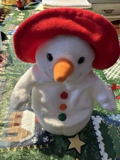 Ty Original Beanie Baby Chillin The Snowman 2003 Has Both Tags 