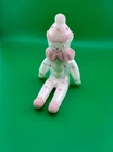 Fenton Art Glass Hearts  Sitting Clown Figurine Vintage Cute Clown