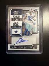 2023 Panini Contenders Optic - Rookie Ticket Autographs Jalen Brooks  (AU, RC)